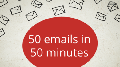 50 Emails In 50 Minutes