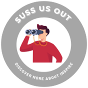 Suss Us Out discover more about Inspire logo