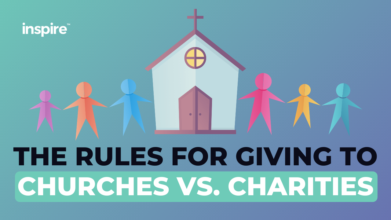 The Rules For Giving To Churches Vs. Charities | Inspire Accountants ...