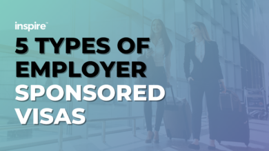 Blog - 5 Types of employer sponsored visas
