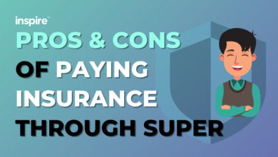 pros and cons of paying insurance through super