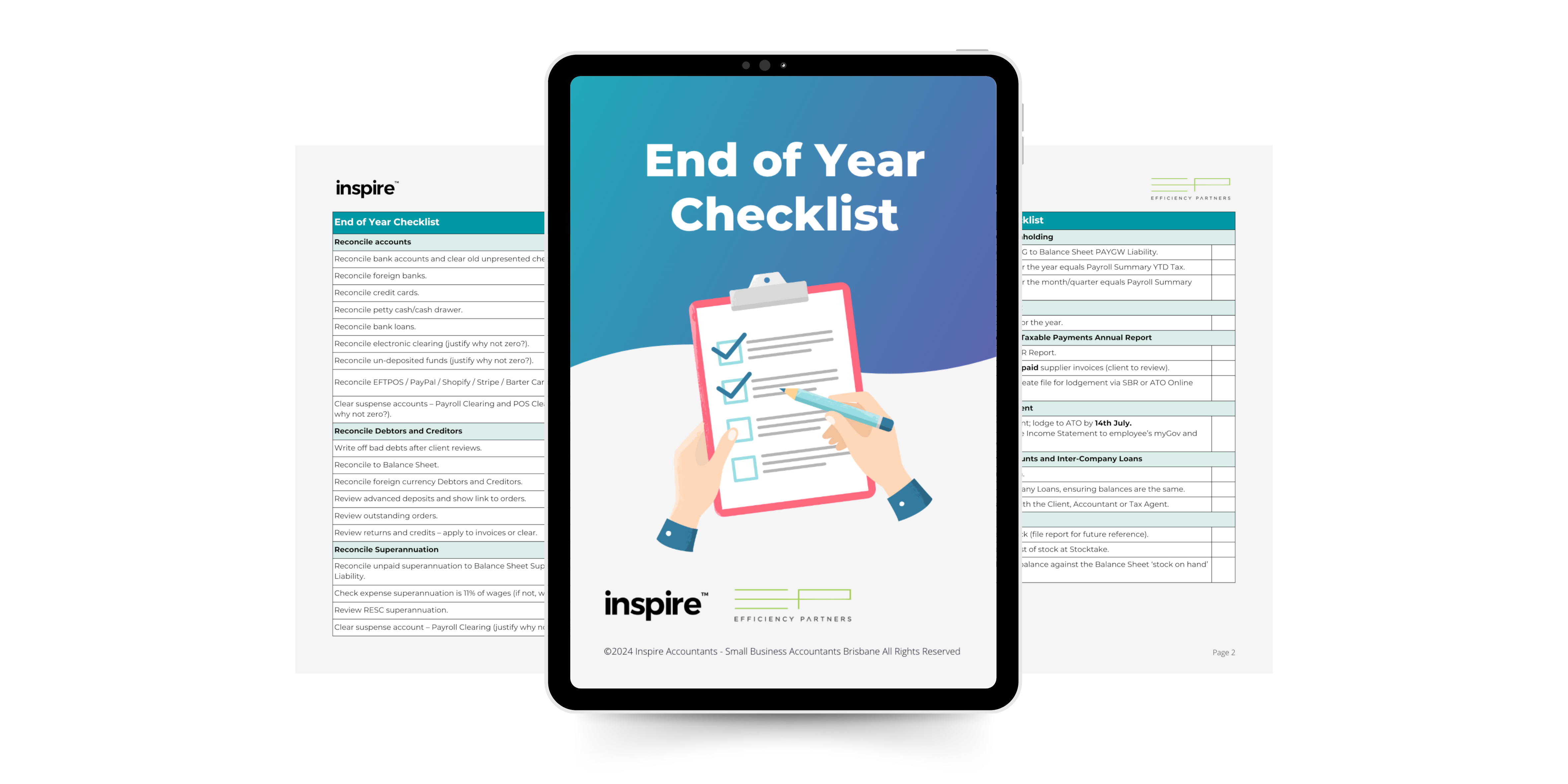 End of Year Checklist